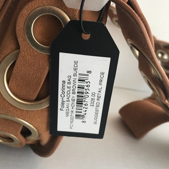 Foley + Corinna Brown Suede Woman’s Shoulder Bag - Picture 4 of 8